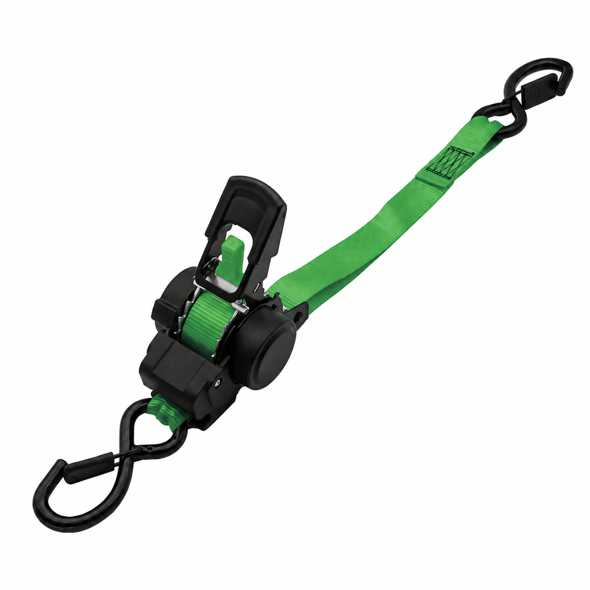 🔒 Automatic Retractable Ratchet Tie-Down Strap