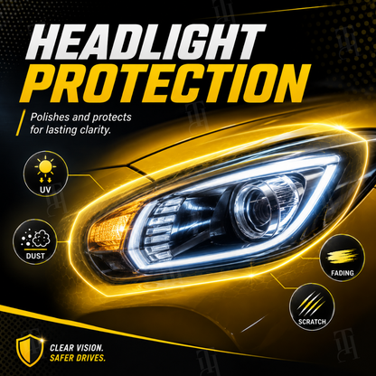 🔥 LIMITED TIME: ✨ AEXZR® Professional Headlight Restoration Kit – Instantly Removes Yellowing & Haze for Crystal-Clear Lights 🔦 | Save 56% Today!