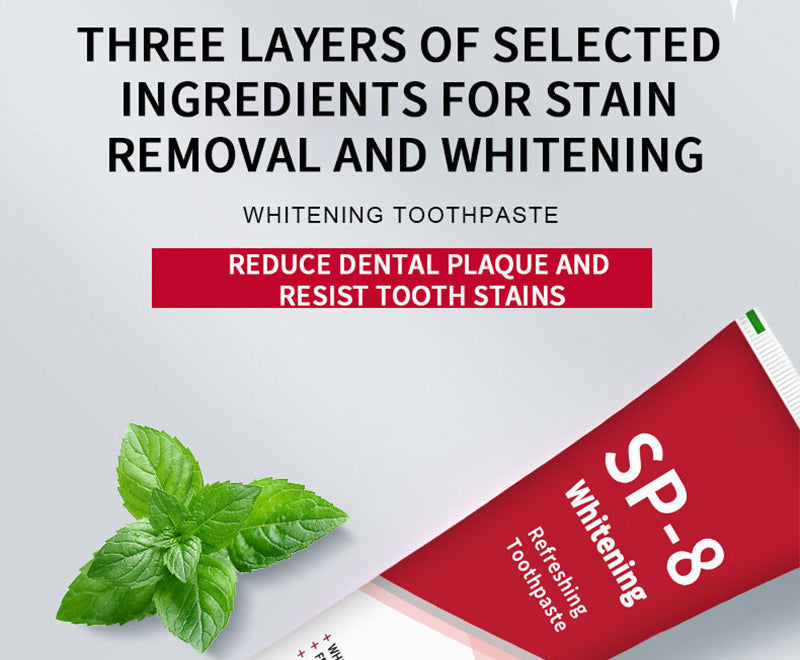 ✨ AEXZR® SP-8 Probiotic Whitening Toothpaste – Gently Erases Stains for a Brighter Smile 😁