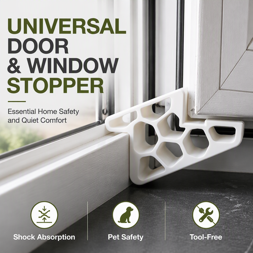 🚪 Stop Door Slams Before They Start ✨ | 3D Printed Precision Stopper