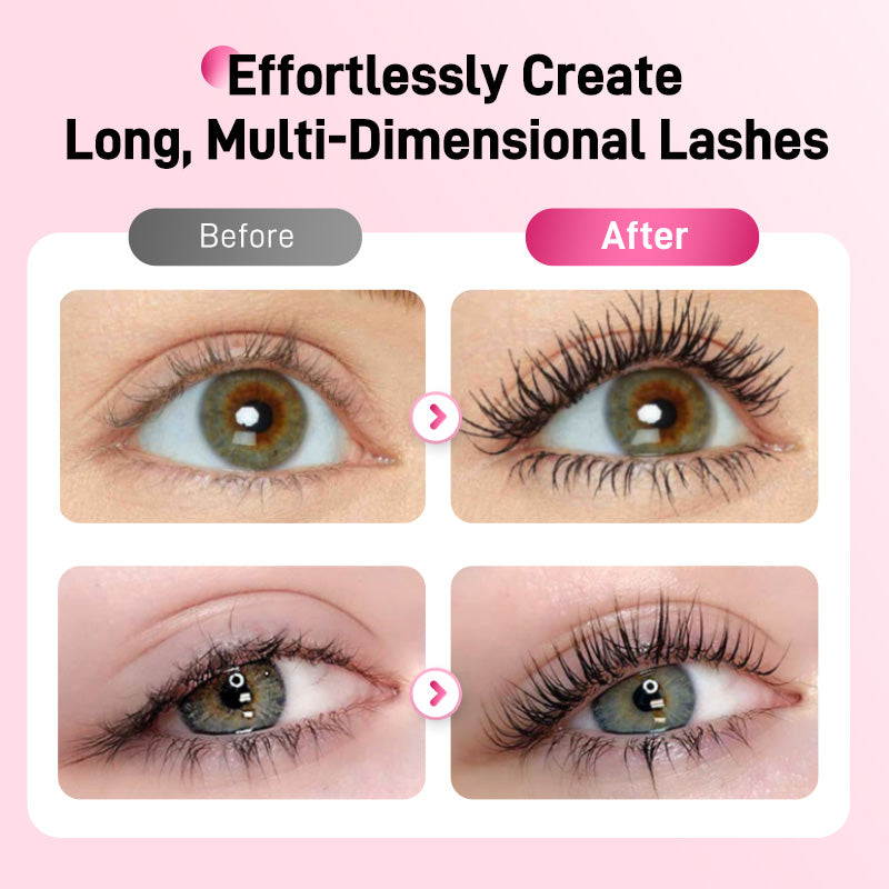 🎁 BUY 2 GET 1 FREE! 🥳 Double-Ended Waterproof Volumizing Mascara – Fuller, More Defined Lashes! 💖✨