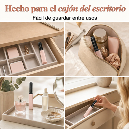 👩¡Peinado perfecto en 3 segundos! Mini peine moldeador inalámbrico para flequillo 