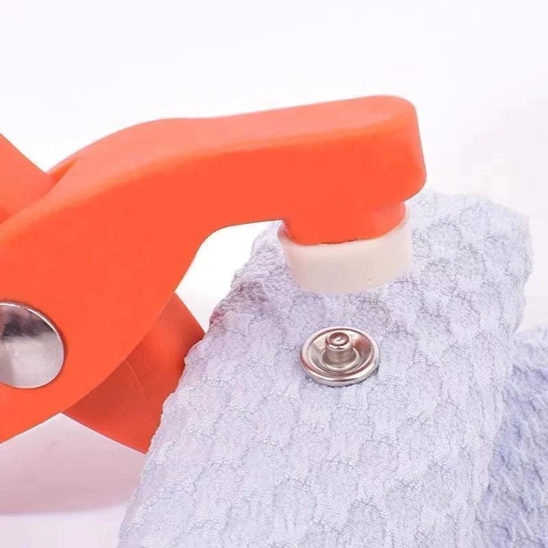 🧵 No-Sew Metal Snap Button Kit with Fastener Pliers – 100 Sets, Rust-Resistant & Easy DIY