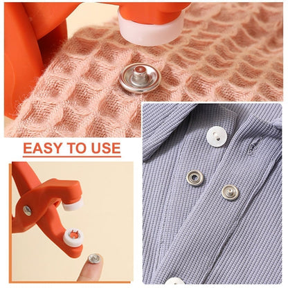 🧵 No-Sew Metal Snap Button Kit with Fastener Pliers – 100 Sets, Rust-Resistant & Easy DIY