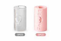 Pink（5pcs）+ Grey（5pcs）