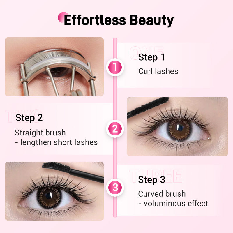 🎁 BUY 2 GET 1 FREE! 🥳 Double-Ended Waterproof Volumizing Mascara – Fuller, More Defined Lashes! 💖✨