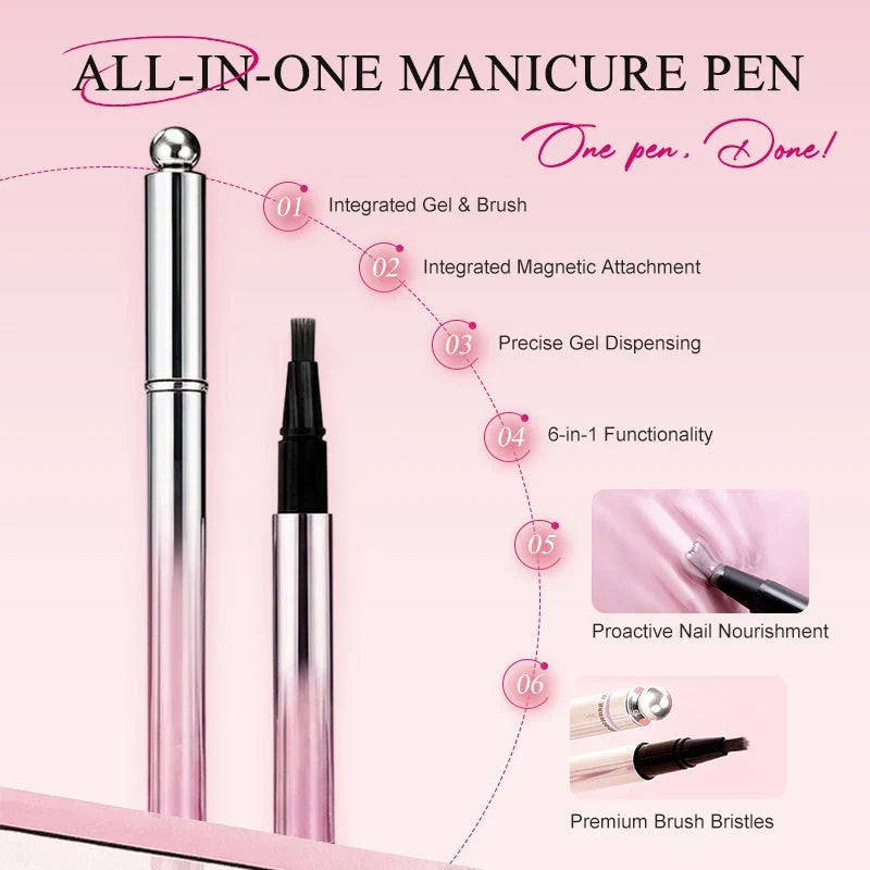 All-in-one Cat Eye Nail Gel Pen