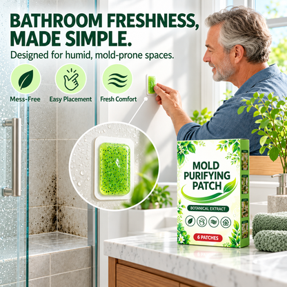 🌿 Botanical Mold & Spore Defense Pods (6-Pack) – Non-Toxic, Peel & Stick 90-Day Barrier for Damp Corners