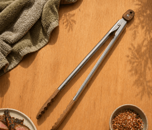 AcaciaWood BBQ Tongs