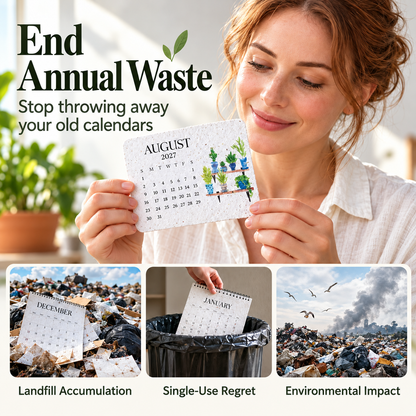 ✨✨Early Holiday Sale 45% OFF🌱Eco-Friendly Plantable "Timeless" Seed Calendar 2027