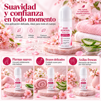 ✨ Roll-On Depilatorio Corporal Suave: Suavidad Aterciopelada Sin Irritación 🌸