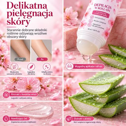 ⚡ TYLKO TERAZ: Aksamitny Roll-On do Ciała w super cenie do Twojego zamówienia! 🌸