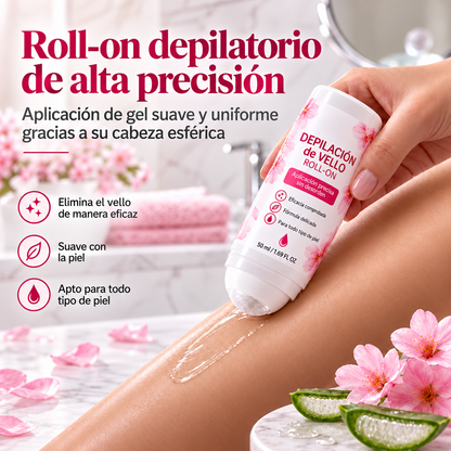 ✨ Roll-On Depilatorio Corporal Suave: Suavidad Aterciopelada Sin Irritación 🌸