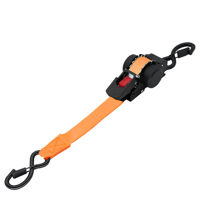 🔒 Automatic Retractable Ratchet Tie-Down Strap