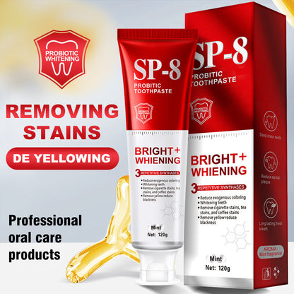 ✨ AEXZR® SP-8 Probiotic Whitening Toothpaste – Gently Erases Stains for a Brighter Smile 😁