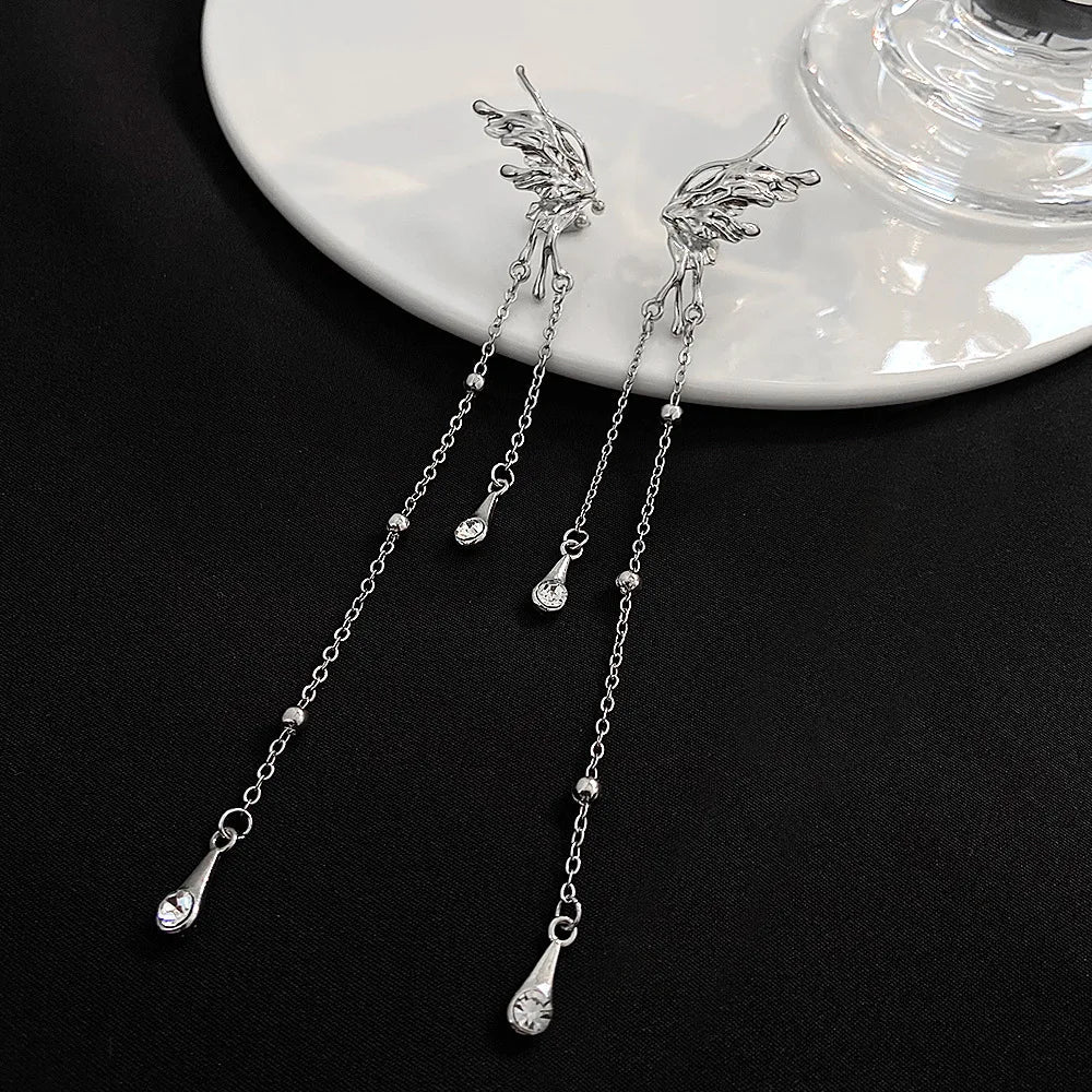 CZTICLE® Elegant Elf Butterfly Zircon Clip Earrings