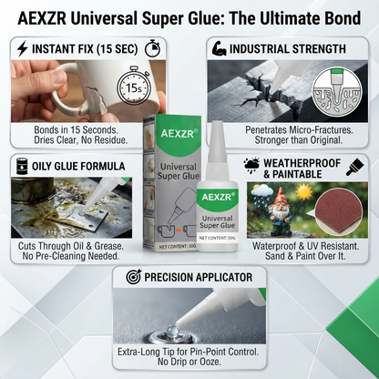 🔥 Exclusive Add-On Offer | AEXZR® Universal Super Glue – Special Upsell Price
