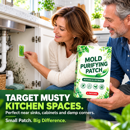 🌿 Botanical Mold & Spore Defense Pods (6-Pack) – Non-Toxic, Peel & Stick 90-Day Barrier for Damp Corners