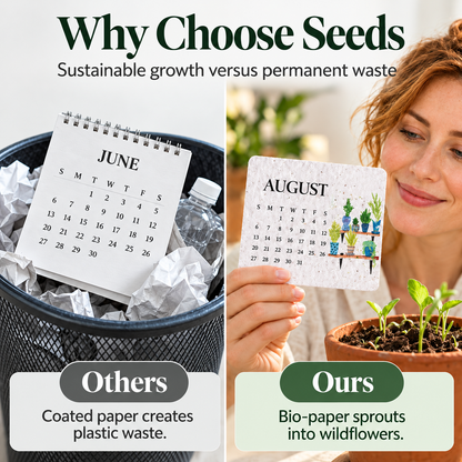 ✨✨Early Holiday Sale 45% OFF🌱Eco-Friendly Plantable "Timeless" Seed Calendar 2027