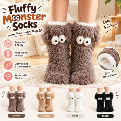 🏆🔥LAST DAY BUY 1 GET 1 FREE⚡50K+ SOLD💕Women's Cosy Fleece-Lined Slipper Socks|Thick & Cosy Anti-Slip