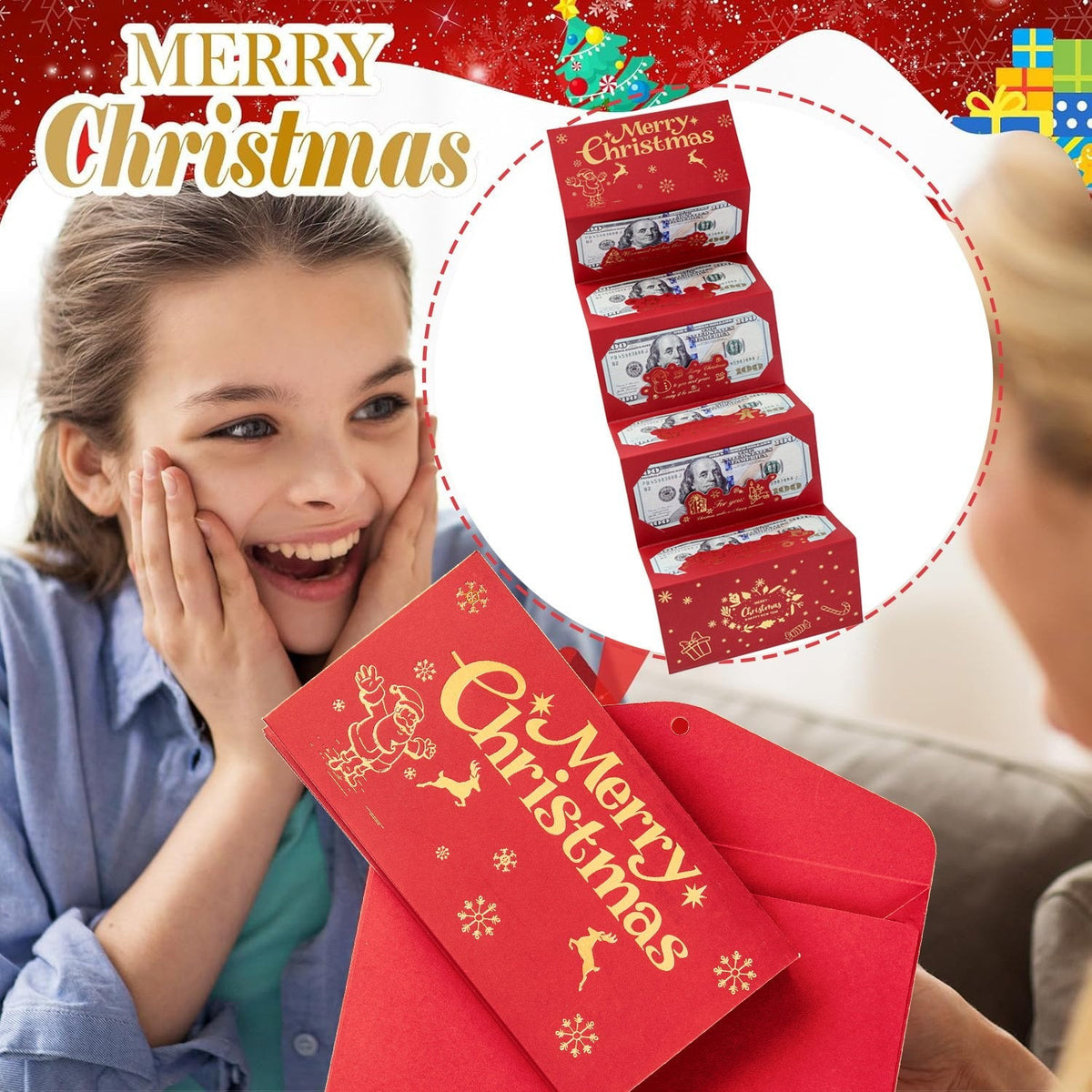 🎁 KUP DRUGĄ 50% TANIEJ! — Świąteczne Pudełko na Pieniądze (Oferta Specjalna)