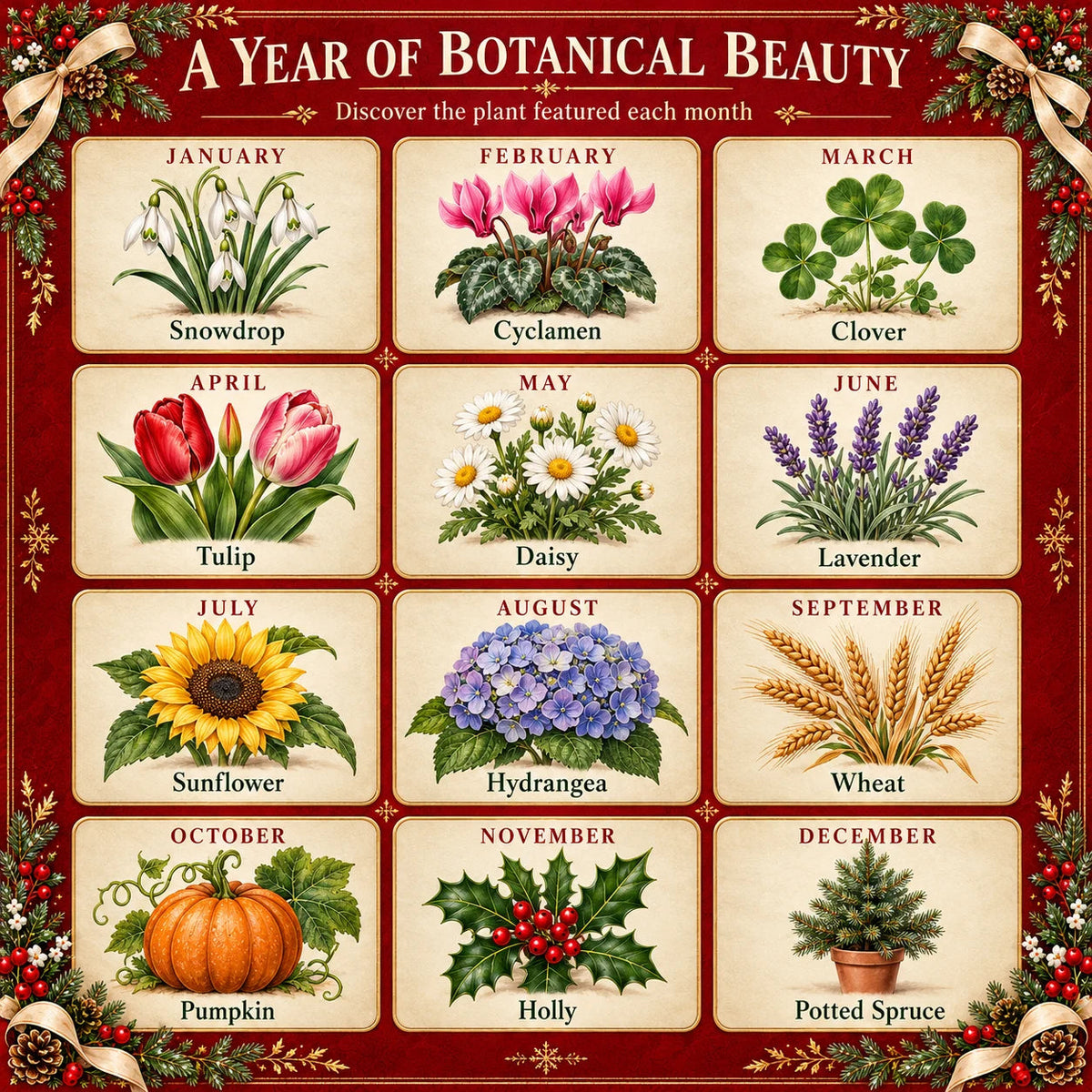 🎄🗓️ Edición Limitada de Navidad — 🪴✨ Calendario Ecológico y Plantable “Eterno” 2027