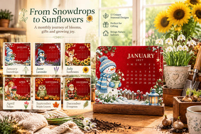 🎄🗓️ Edición Limitada de Navidad — 🪴✨ Calendario Ecológico y Plantable “Eterno” 2027