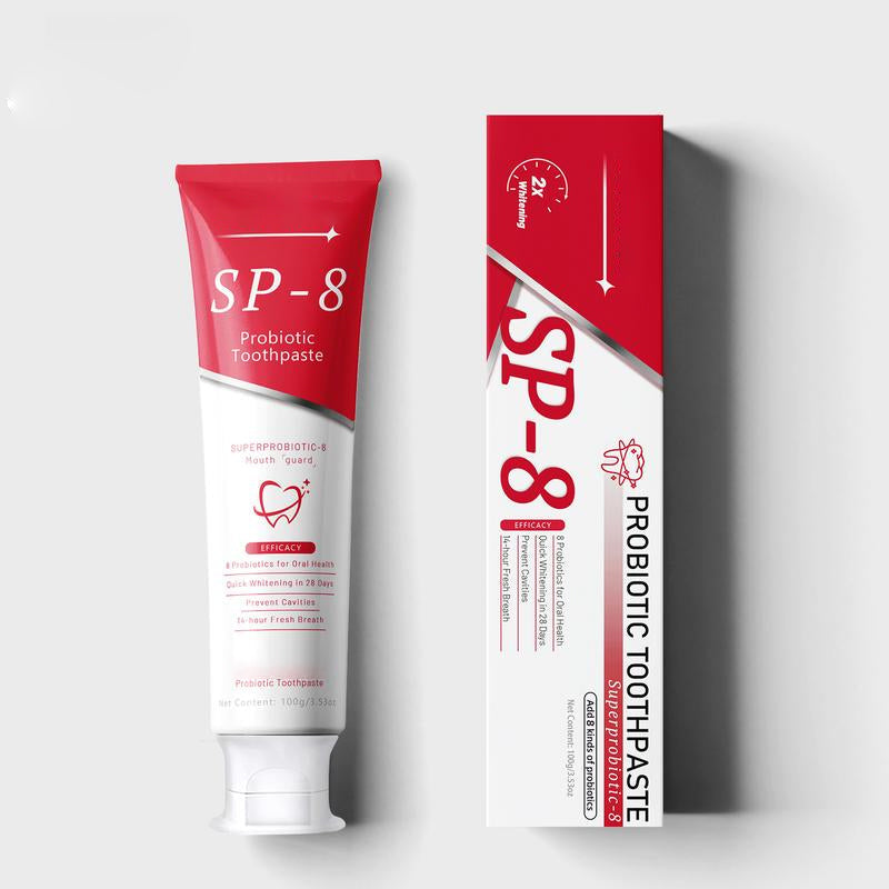 ✨ AEXZR® SP-8 Probiotic Whitening Toothpaste – Gently Erases Stains for a Brighter Smile 😁