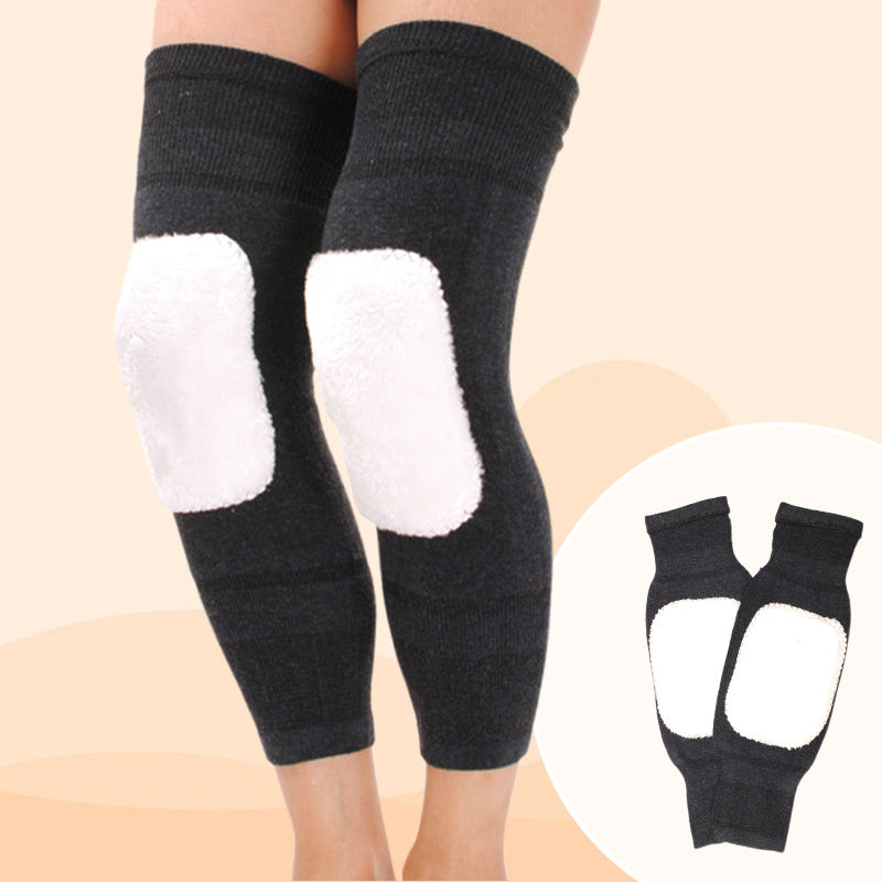 Universal Cold Protection Thickened Faux Furred Knee Pads