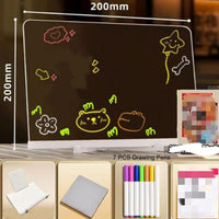 20 * 20 cm (7.9 * 7.9 in)Includes a copybook and 7 pens