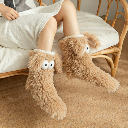 🏆🔥LAST DAY BUY 1 GET 1 FREE⚡50K+ SOLD💕Women's Cosy Fleece-Lined Slipper Socks|Thick & Cosy Anti-Slip