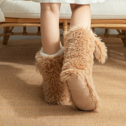 🏆🔥LAST DAY BUY 1 GET 1 FREE⚡50K+ SOLD💕Women's Cosy Fleece-Lined Slipper Socks|Thick & Cosy Anti-Slip
