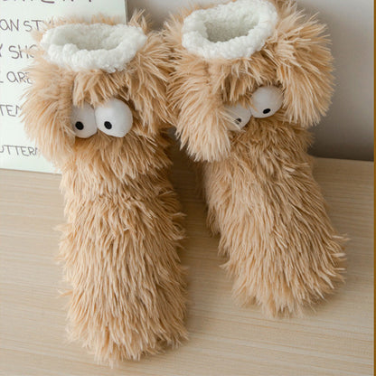 🏆🔥LAST DAY BUY 1 GET 1 FREE⚡50K+ SOLD💕Women's Cosy Fleece-Lined Slipper Socks|Thick & Cosy Anti-Slip
