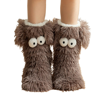 🏆🔥LAST DAY BUY 1 GET 1 FREE⚡50K+ SOLD💕Women's Cosy Fleece-Lined Slipper Socks|Thick & Cosy Anti-Slip