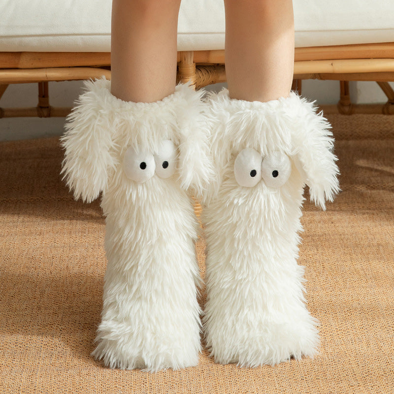 🏆🔥LAST DAY BUY 1 GET 1 FREE⚡50K+ SOLD💕Women's Cosy Fleece-Lined Slipper Socks|Thick & Cosy Anti-Slip
