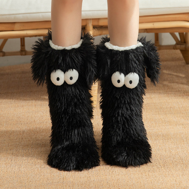 🏆🔥LAST DAY BUY 1 GET 1 FREE⚡50K+ SOLD💕Women's Cosy Fleece-Lined Slipper Socks|Thick & Cosy Anti-Slip