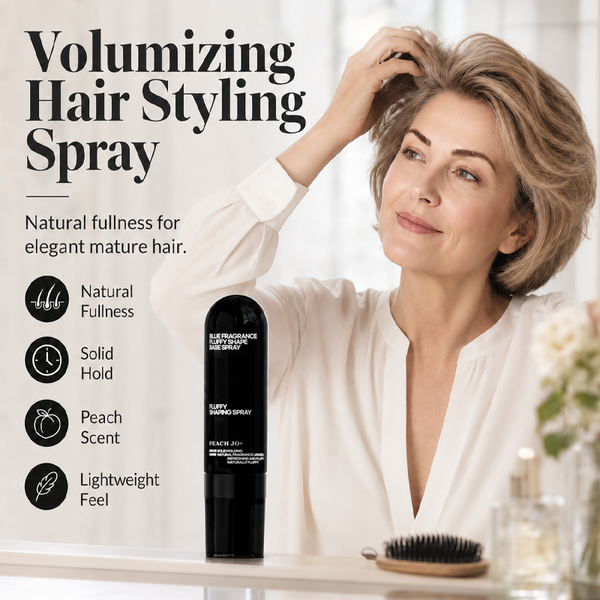 ✨ Fluffy Volumizing Hair Shaping Spray – Sweet Peach Fragrance