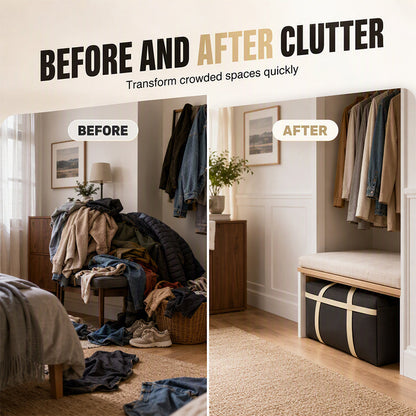 📦 Heavy-Duty Multi-Purpose Storage Bag 🛋️ – Large Capacity Organizer for Clothes & Bedding 🛏️
