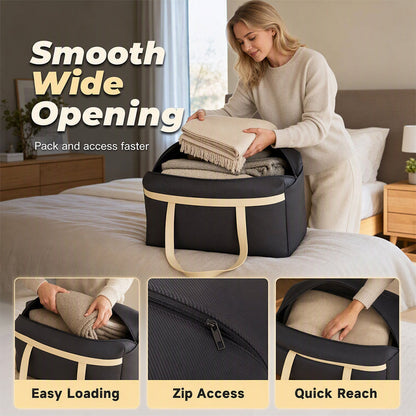 📦 Heavy-Duty Multi-Purpose Storage Bag 🛋️ – Large Capacity Organizer for Clothes & Bedding 🛏️