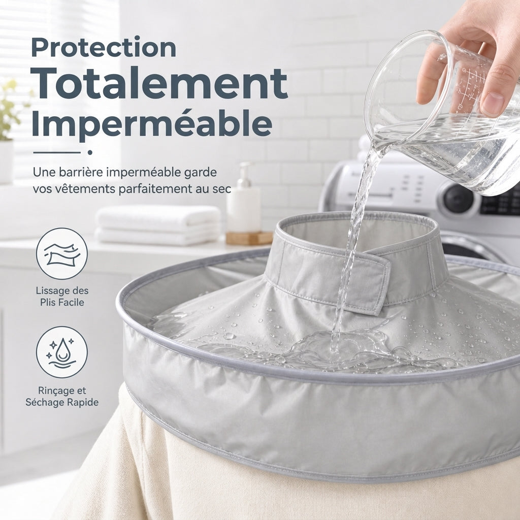 🎁 Free Comb Included! Hair Cutting Cape with Catcher – No More Messy Floors