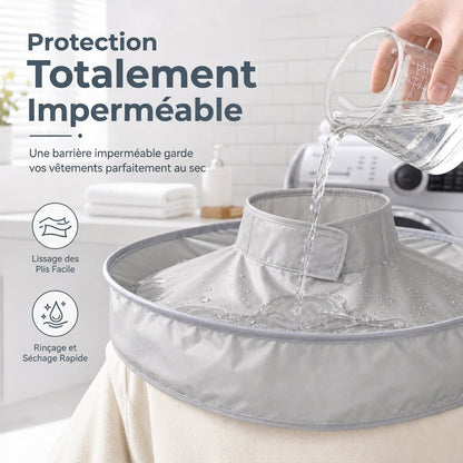 🎁 Free Comb Included! Hair Cutting Cape with Catcher – No More Messy Floors