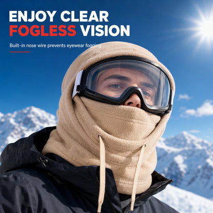 Warm winter balaclava for outdoor skiing