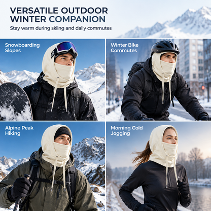 Warm winter balaclava for outdoor skiing