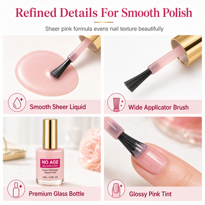 💅 Natural Nail Ridge Filler – Smoothing Base Coat