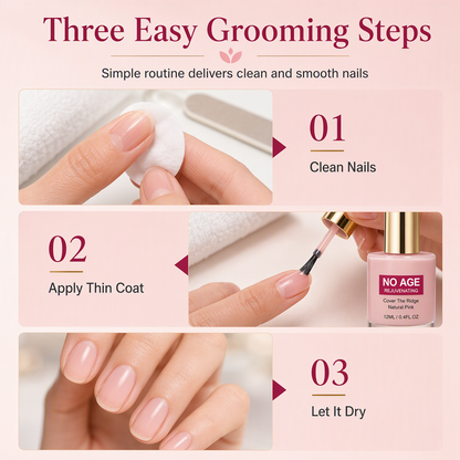 💅 Natural Nail Ridge Filler – Smoothing Base Coat