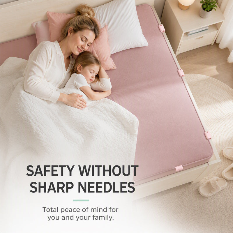 Stop Bedsheets from Slipping 🛏️ – Needle-Free Clips