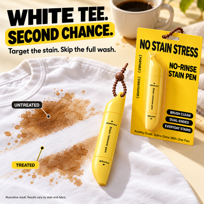 🎁 BUY 3 GET 2 FREE! 👕 Dual-Head Stain Remover Pen – Tackle Spills Anytime, Anywhere! ✨