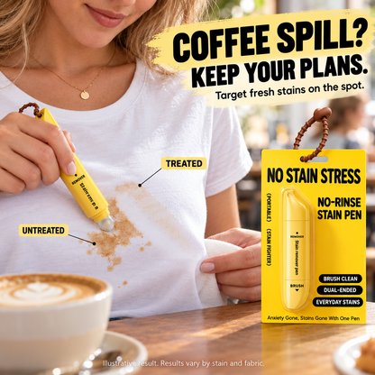 🎁 BUY 3 GET 2 FREE! 👕 Dual-Head Stain Remover Pen – Tackle Spills Anytime, Anywhere! ✨