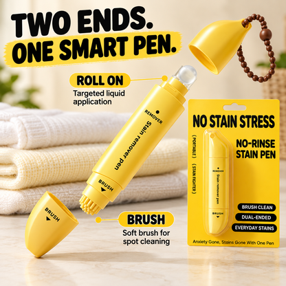 🎁 BUY 3 GET 2 FREE! 👕 Dual-Head Stain Remover Pen – Tackle Spills Anytime, Anywhere! ✨