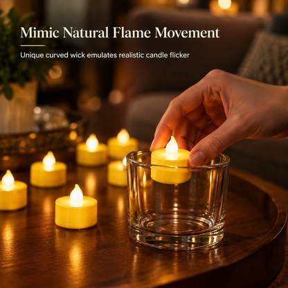 24 Pack LED Flameless Tea Light Candles